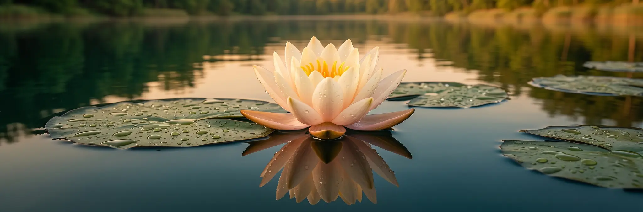 Lotus on still water